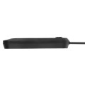 MACLEAN LISTWA ZASILAJĄCA, PRZEDŁUŻACZ 3 GNIAZDA + 3XUSB, 110-240V AC 50/60HZ, 2.1A MAX 2500W, 1,5M, CZARNA MCE394 B - 2835192