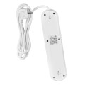 MACLEAN LISTWA ZASILAJĄCA, PRZEDŁUŻACZ 3 GNIAZDA + 3XUSB, 110-240V AC 50/60HZ, 2.1A MAX 2500W, 1,5M, BIAŁA MCE394 W - 2835206