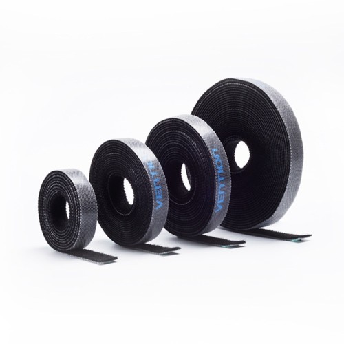 Opaska rzepowa organizer kabli Vention 5m czarna - 2835476