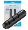 5-portowy organizer kabli Vention 2 szt. czarny - 2842661