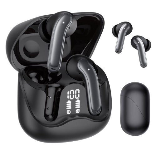 AUDIOCORE SŁUCHAWKI BEZPRZEWODOWE, HYBRYDOWE ANC, ENC, 6 MIKROFONÓW, ETUI ŁADUJĄCE, TUYA AC591 - 2842676