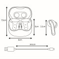 AUDIOCORE SŁUCHAWKI BEZPRZEWODOWE, HYBRYDOWE ANC, ENC, 6 MIKROFONÓW, ETUI ŁADUJĄCE, TUYA AC591 - 2842690