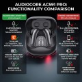 AUDIOCORE SŁUCHAWKI BEZPRZEWODOWE, HYBRYDOWE ANC, ENC, 6 MIKROFONÓW, ETUI ŁADUJĄCE, TUYA AC591 - 2842687