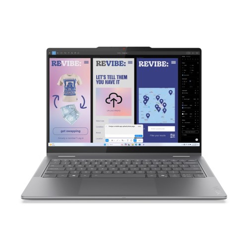 Lenovo Yoga 7 2-in-1 14ILL10 Ultra 5 226V 14"WUXGA Touch OLED 400nits 60Hz LBL Glass 16GB LPDDR5x-8533 SSD1TB Arc Graphics 130V Cam 5.0MP + IR 70Wh Win11 Luna Grey - 2836186