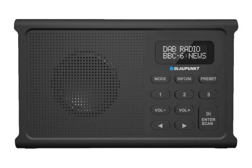 Radio przenośne BLAUPUNKT DAB DR3BK, czarny - 2843588