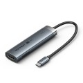 Hub 5w1 Vention USB-C 100W PD 5Gbps 4K@60Hz srebrny - 2843775