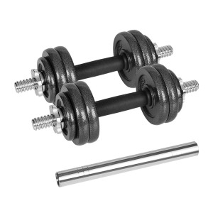 REBEL ACTIVE HANTLE REGULOWANE W WALIZCE Z GRYFEM, ZESTAW 15 KG