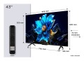 Telewizor TCL 43P79K QLED 43'' 4K Ultra HD Google TV Dolby Vision DVB-T2 Metaliczny (WYPRZEDAŻ) - 2844431