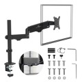 Uchwyt na monitor Maclean MC-135, sprężyna gazowa, 17"-32", 2-10kg, czarny - 2844512
