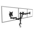 Uchwyt na 3 monitory Maclean MC-137, sprężyna gazowa, 17"-27", 2-8kg, czarny - 2844550