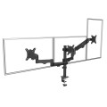 Uchwyt na 3 monitory Maclean MC-137, sprężyna gazowa, 17"-27", 2-8kg, czarny - 2844547