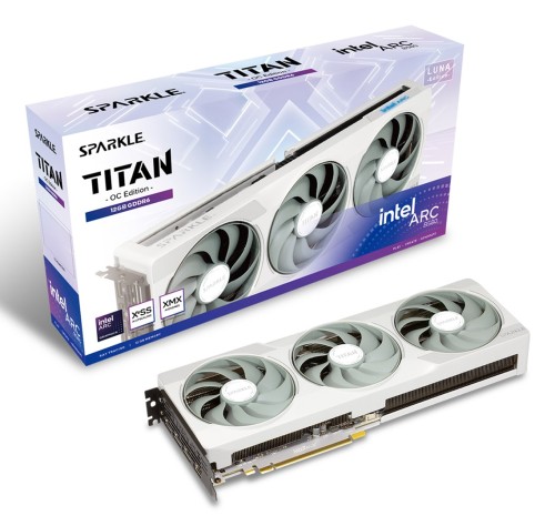 Karta graf. SPARKLE Intel Arc B580 TITAN LUNA OC 12 (WYPRZEDAŻ) - 2844686