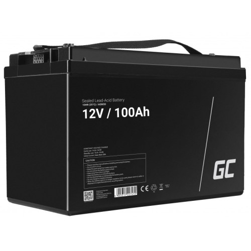 GREEN CELL AKUMULATOR ŻELOWY/AGM AGM30 12V 100AH (WYPRZEDAŻ) - 2844748