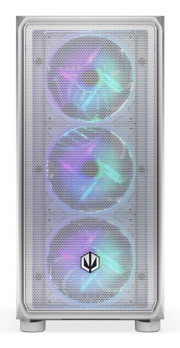 Obudowa Endorfy Arx 500 White ARGB ATX z oknem bez zasilacza biała - 2837598