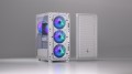 Obudowa Endorfy Arx 500 White ARGB ATX z oknem bez zasilacza biała - 2837595