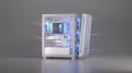 Obudowa Endorfy Arx 500 White ARGB ATX z oknem bez zasilacza biała - 2837594