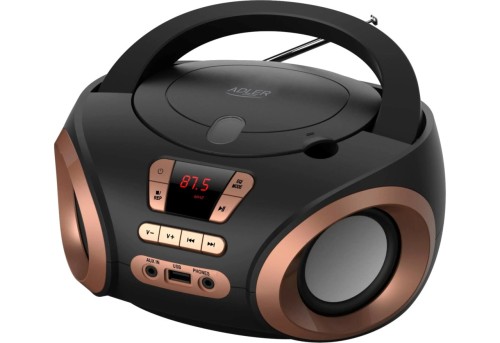 Radio Boombox CD MP3 USB Adler AD 1181 black copper - 2845902