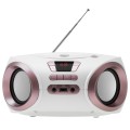 Radio Boombox CD MP3 USB Adler AD 1181 white copper - 2845906