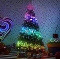 Twinkly Pre-lit Tree -1.50m Choinka, 270 RGB LED, zielony przewód, typ wtyczki C - 2838027