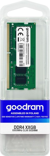 GOODRAM SO-DIMM DDR4 16GB PC4-25600 3200MHz CL22 (WYPRZEDAŻ) - 2845960