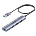 UNITEK KOMPAKTOWY HUB USB-A 3X USB 2.0 + USB 3.0 5GBPS - 2845980