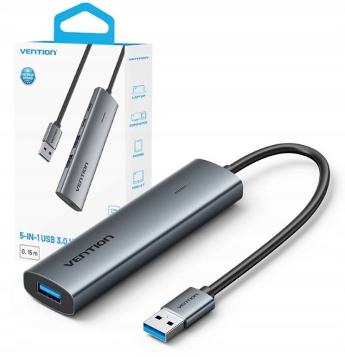 Hub 5w1 USB-A 3.0 Vention 0.15 m - 2845985
