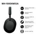 Słuchawki bezprzewodowe SONY WH-1000XM5SA Black - 2838574