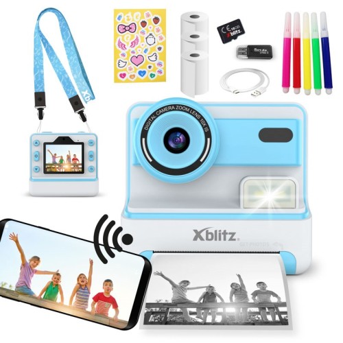 XBLITZ APARAT NATYCHMIASTOWY Z DRUKARKĄ FLASH BLUE - 2848463