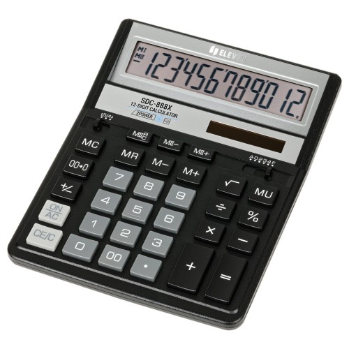 Eleven kalkulator biurowy SDC-888X-BK zastępuje Citizen - 2848504