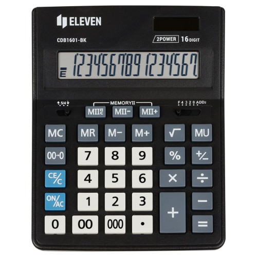 Eleven kalkulator biurowy CDB1601-BK zastępuje Citizen - 2848570