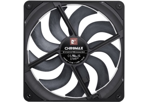 Wentylator NOCTUA 140mm NF-A14x25 G2 PWM chromax black - 2848686