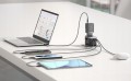 Uniwersalny adapter podróżny z ładowarką Vention 65W GaN 2x USB-A 2x USB-C czarny - 2849803
