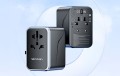 Uniwersalny adapter podróżny z ładowarką Vention 65W GaN 2x USB-A 2x USB-C czarny - 2849804