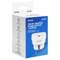 SAVIO ADAPTER PODRÓŻNY GNIAZDO GLOBALNE - WTYK EU AP-06 - 2849832