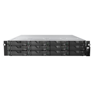 NAS Asustor Lockerstor 12R Pro AS7212RDX, 2U rack, 12x (3.5" SATA HDD/ 2.5" SSD), AMD Ryzen 7 Pro 7745 8C 3.8GHz (up to 5.3GHz), 16GB ECC DDR5 4800 (Max. 192GB), 1x M.2 NVMe slot (PCIe Gen5x4), 2x 10G