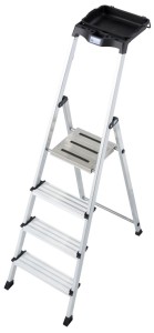 Drabina 4 stopniowa aluminiowa Krause Secury 126528 (WYPRZEDAŻ)