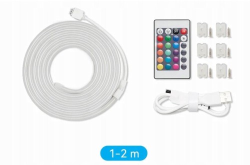 Taśma LED Vention Silicone Neon z pilotem IR zasilanie USB 5V 2m - 2852092