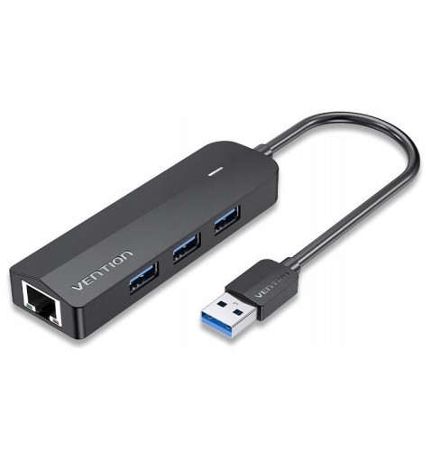 Hub 5w1 Vention USB 3.0 z adapterem Gigabit Ethernet - 2852233