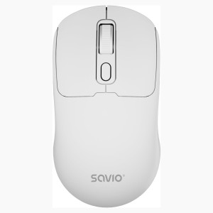 SAVIO MYSZ BEZPRZEWODOWA BT 2.4 GHZ BIAŁA MB-05