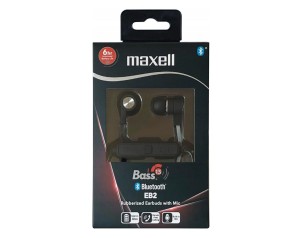 MAXELL Słuchawki Bezprzewodowe douszne Bluetooth  BASS-13 BT EP BLACK