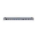 UNITEK STACJA DOKUJĄCA KVM 2X HDMI, 1X DP 4K, USBC, MST, HDMI 2.0 Z PODSTAWKĄ - 2845544