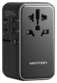 Uniwersalny adapter podróżny z ładowarką Vention 100W GaN 1x USB-A 3x USB-C czarny - 2845443