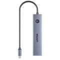 UNITEK HUB USB-C 7W1 PD 100W HDMI 2.0 Z PRZYCISKIEM ON/OFF - 2845997