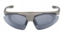 Okulary strzeleckie Wosport Tan - 3 wymienne wizjery, pasek - 2858471