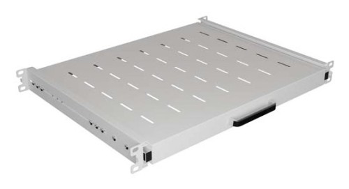 LANBERG WYSUWANA PÓŁKA DO SZAF RACK 19" 350MM SZARA (1U/445X350MM UDŹWIG DO 35KG, MONTAŻ 4PUNKTOWY) - 2858569