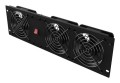 LANBERG PANEL WENTYLACYJNY PIONOWY 3U 19" DO SZAF RACK TRZY WENTYLATORY 230V CZARNY - 2858610