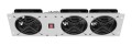 LANBERG PANEL WENTYLACYJNY PIONOWY 3U 19" DO SZAF RACK TRZY WENTYLATORY 230V SZARY - 2858619