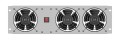 LANBERG PANEL WENTYLACYJNY PIONOWY 3U 19" DO SZAF RACK TRZY WENTYLATORY 230V SZARY - 2858616