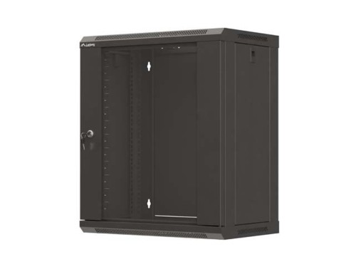 LANBERG SZAFA INSTALACYJNA RACK WISZĄCA 19" 12U 540X350 CZARNA DRZWI PRZESZKLONE (FLAT PACK) - 2858627