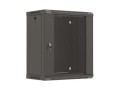 LANBERG SZAFA INSTALACYJNA RACK WISZĄCA 19" 12U 540X350 CZARNA DRZWI PRZESZKLONE (FLAT PACK) - 2858633
